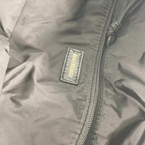BALENCIAGA Bicolor wheel logo bag Backpack Nylon Black - Picture 5 of 16